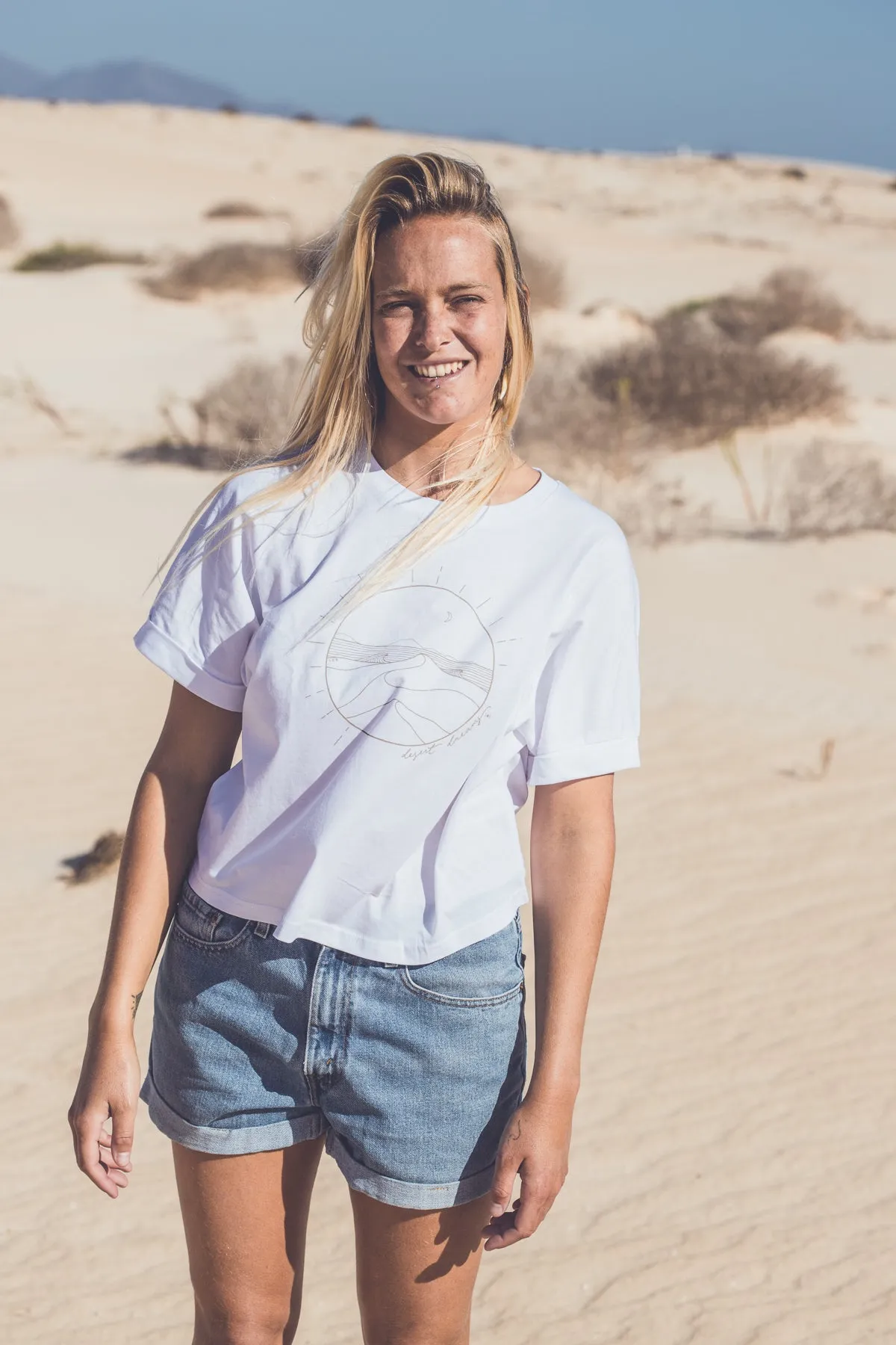 WOMEN ORGANIC DESERT DREAMS OVERSIZED T-SHIRT