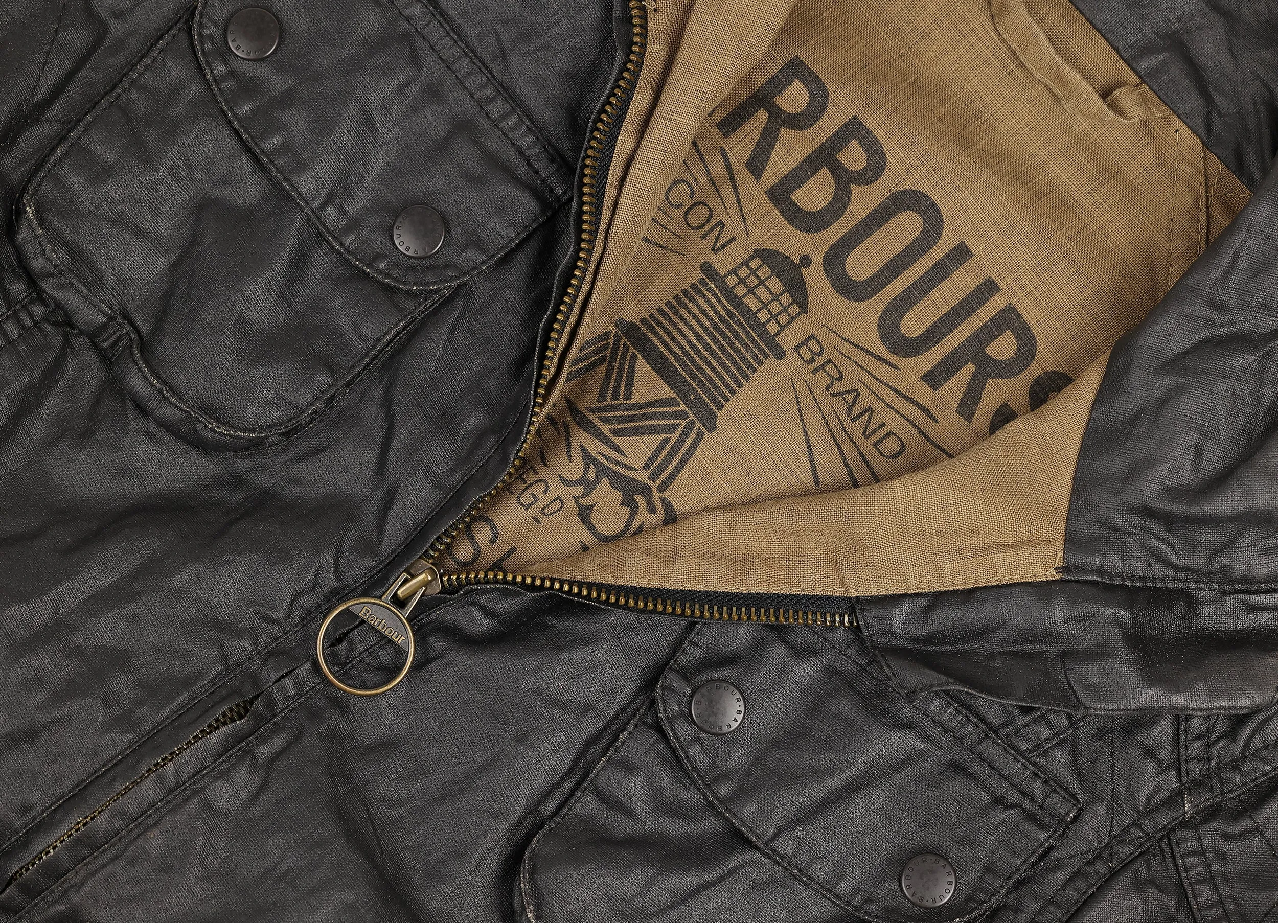 Women's Barbour International Biker Jacket - Black - Women's M