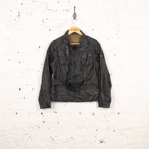 Women's Barbour International Biker Jacket - Black - Women's M