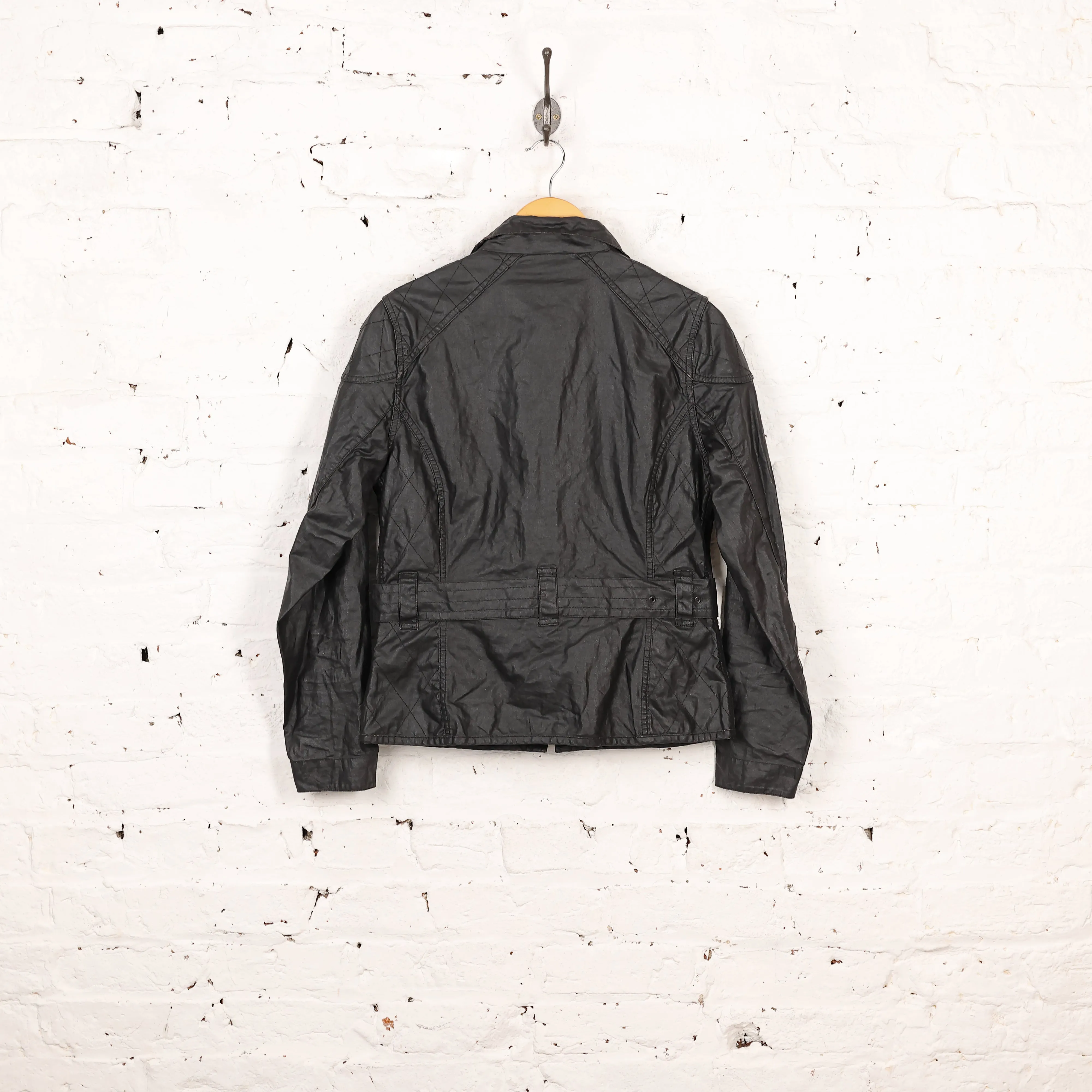 Women's Barbour International Biker Jacket - Black - Women's M