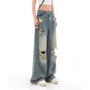 Women's Classic Ripped Jeans