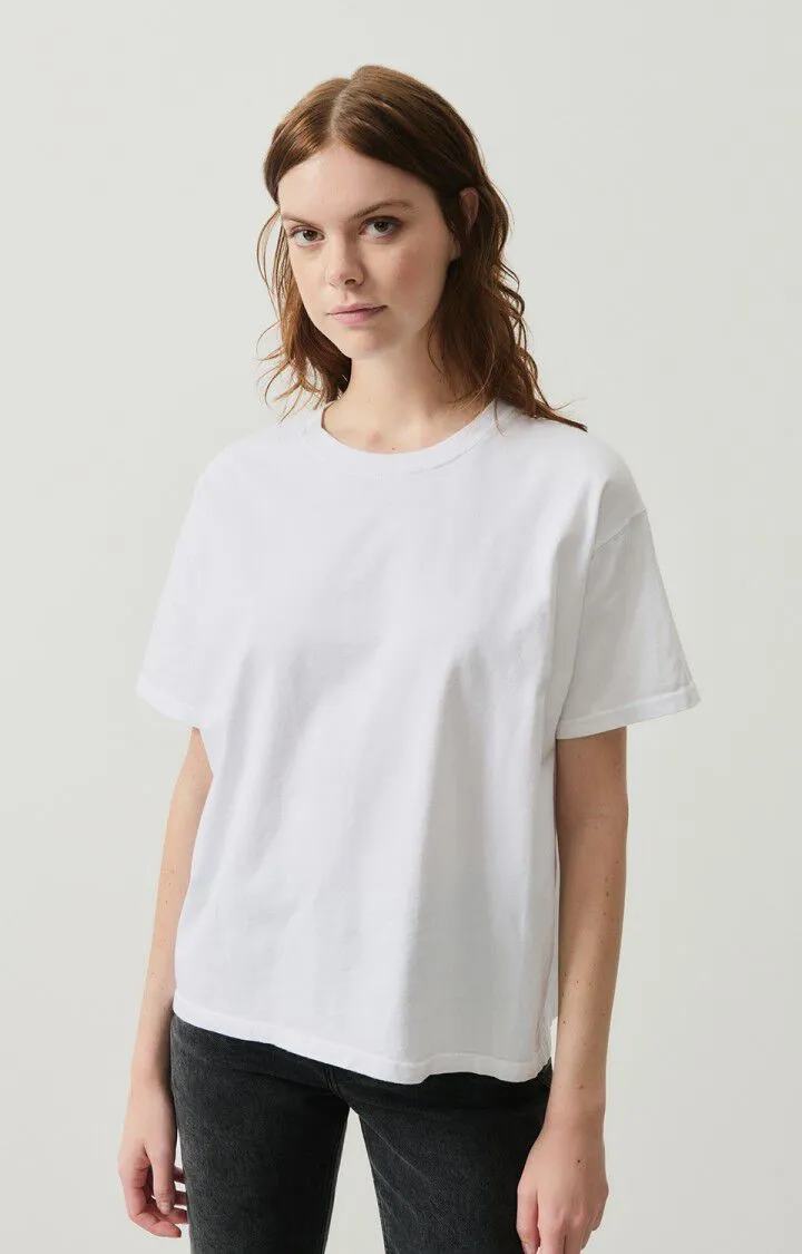 WOMEN'S T-SHIRT SS FIZVALLEY - WHITE