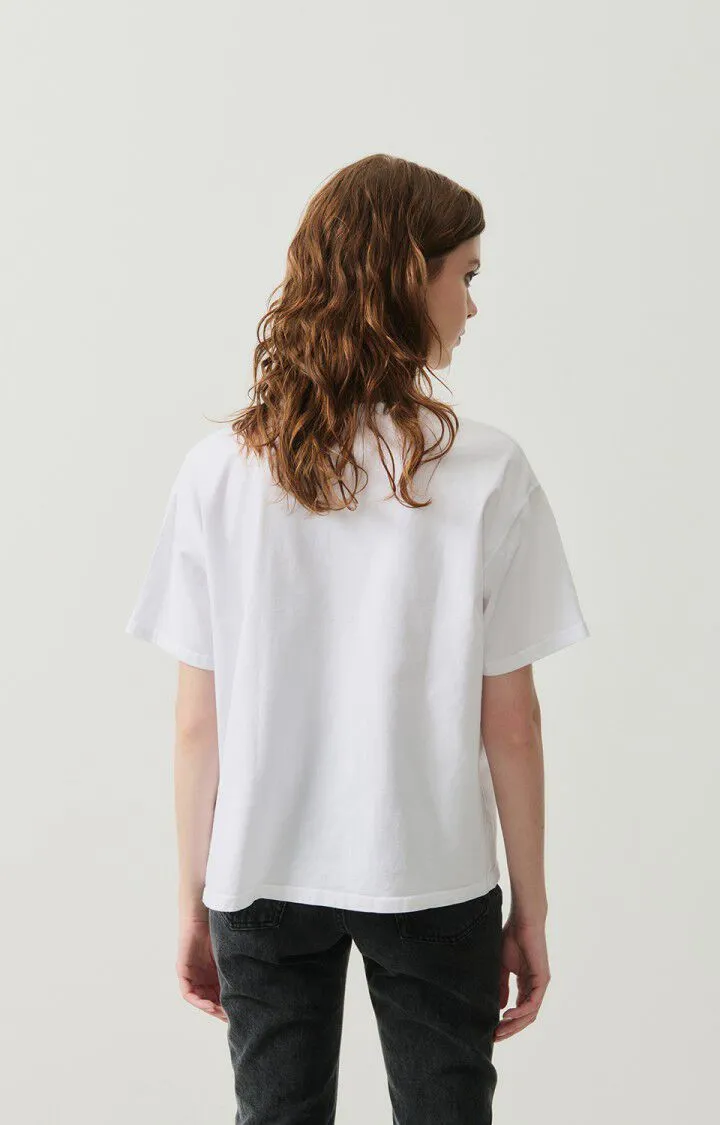 WOMEN'S T-SHIRT SS FIZVALLEY - WHITE