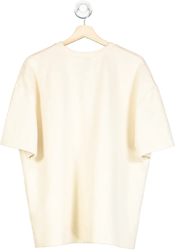 ZARA Cream Oversized Tee UK M