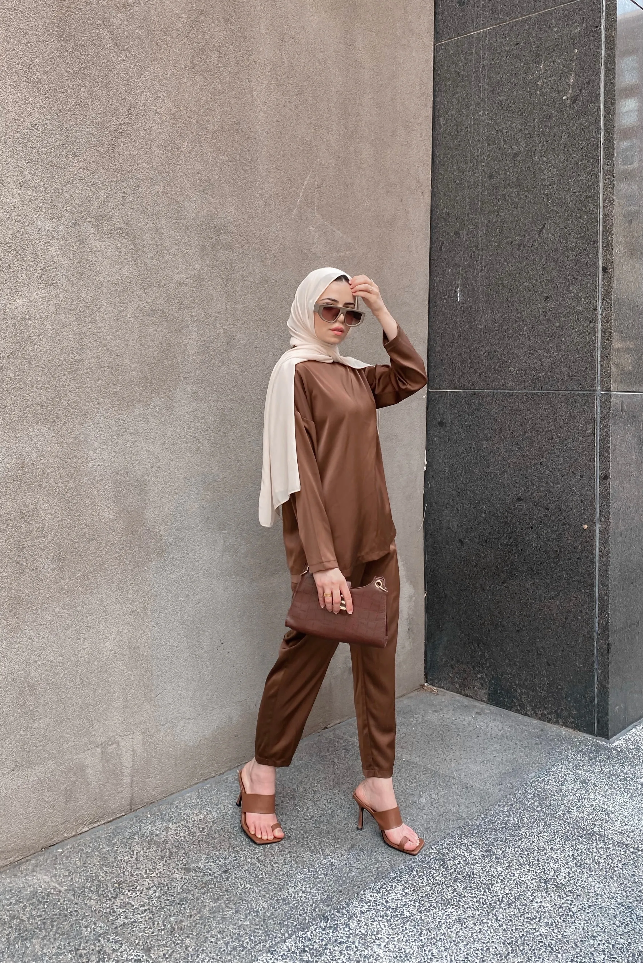 Zara Top - Coffee Bean